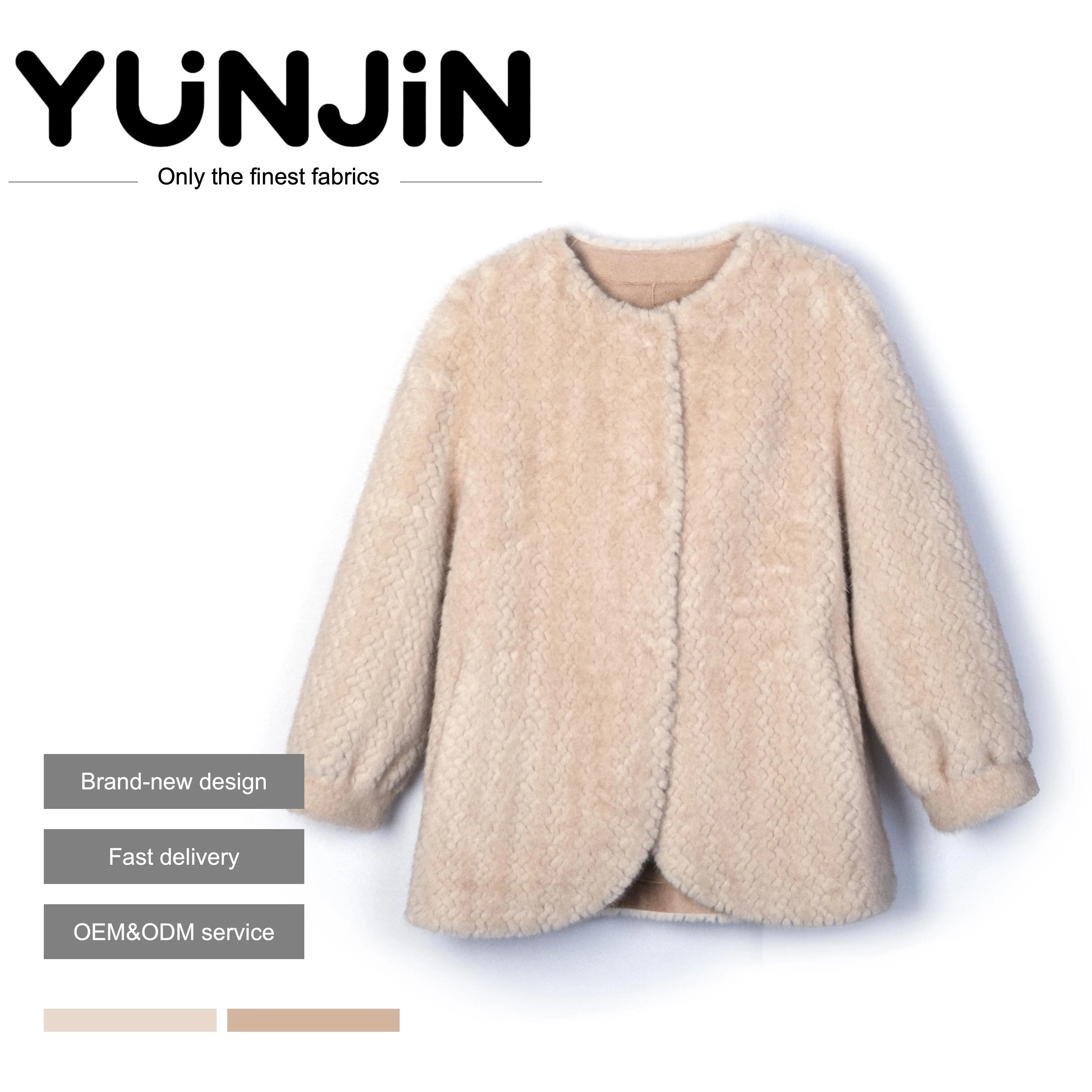 Hot Sale Lady Girl Faux Sheep Shearling Warm