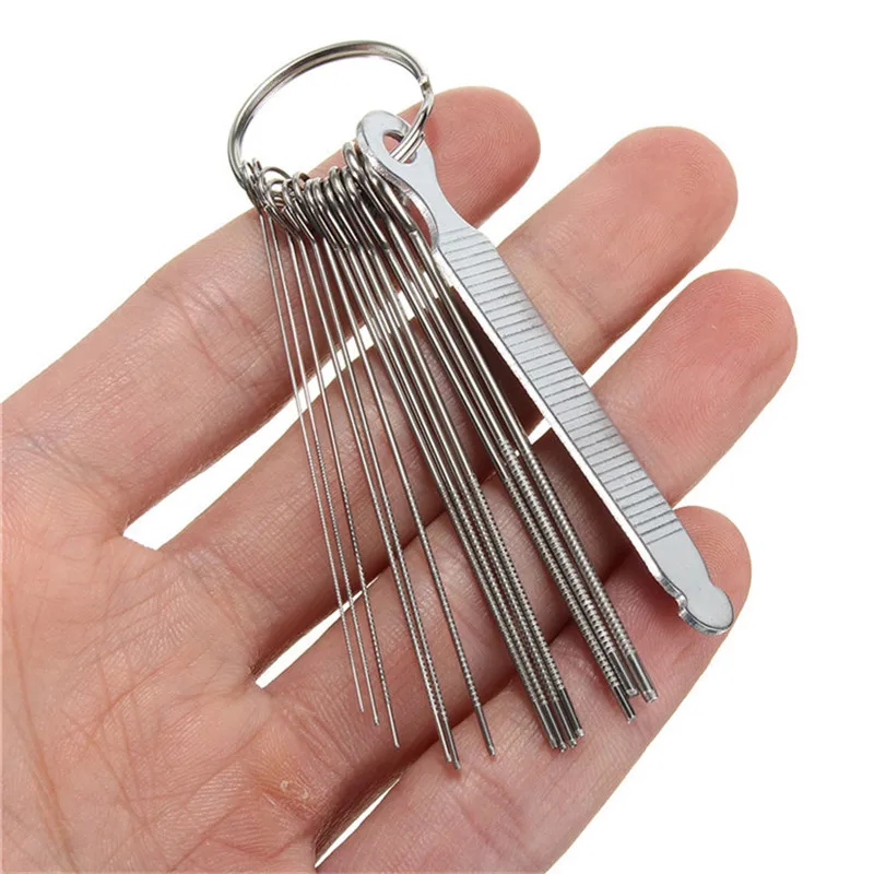 Kit De Limes à Rainurer Pour écrous De Guitare - 3 Tiges En Acier Inoxydable - Pour Fentes De Cordes, Lutherie - Longueur Env. 85 Mm