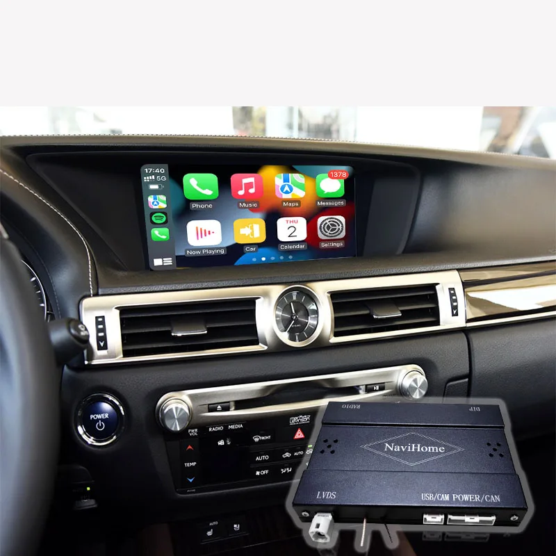 レクサス GS CarPlay Android Auto ユニット 10系 後期 Lexus GS 350 Apple Carplay Upgrade Module 2013-2021