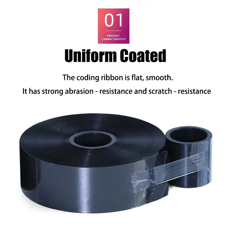 33/55mm x 600m Wax resin TTO Ribbon High-Speed Videojet Printer Ribbon for Markem Imaje/Domino/Linx/Dikai/VJ