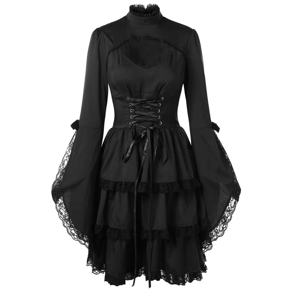 Черное платье Готика