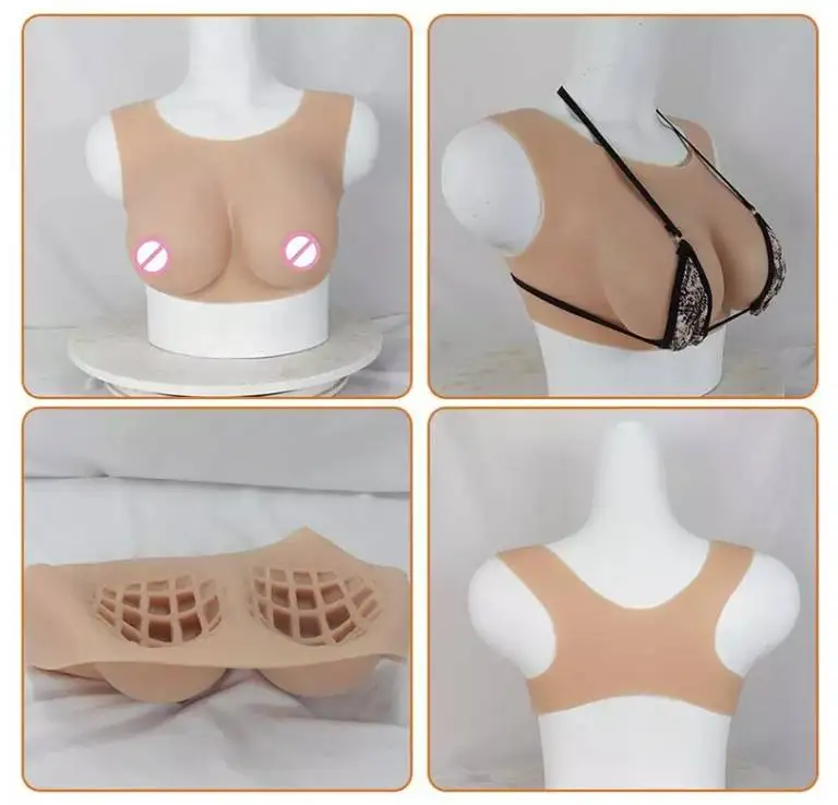 Supersoft  C-Cup  Silicone Breast Forms Fake Boobs Breast Prosthesis  Real Women Touch Feeling  for Crossdresser Transgender