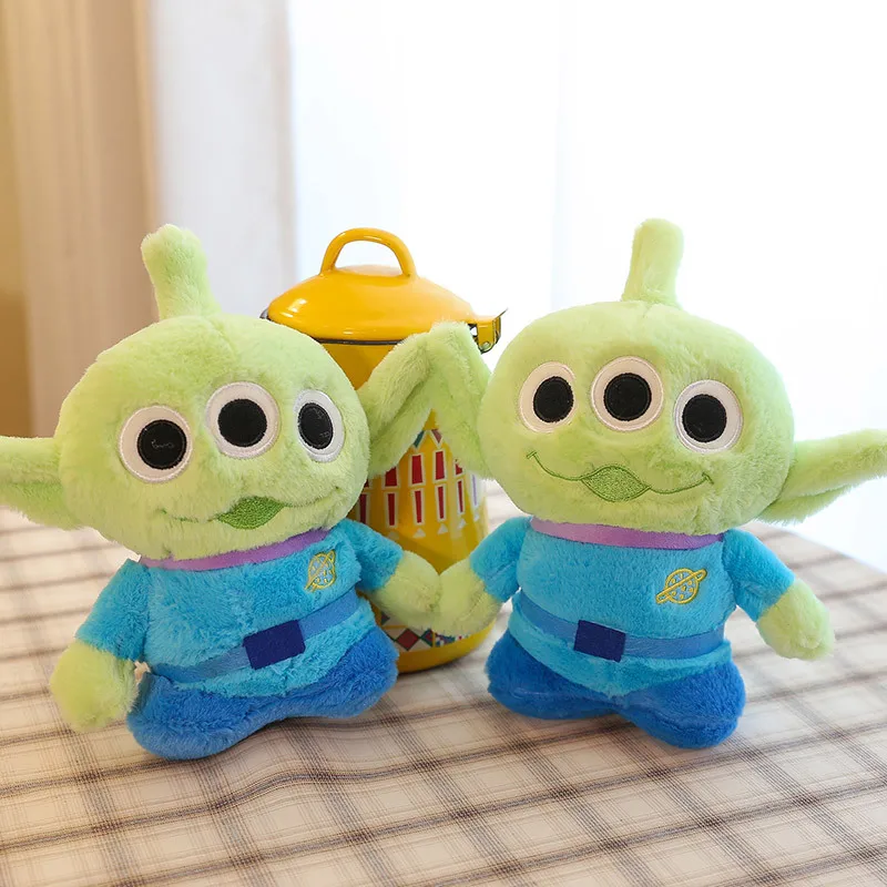 Hot Selling Big-eyed Alien Plush Stuffed Animal Toys Green Alien Plush ...