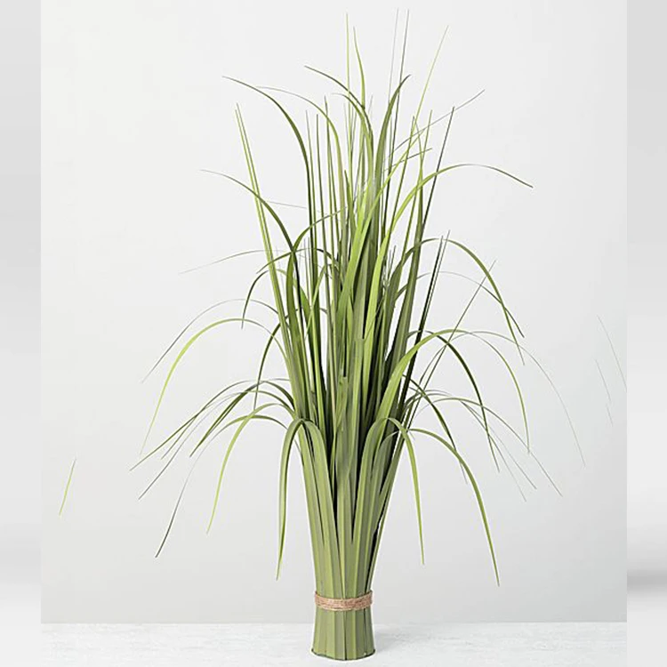 I62 Искусственный Лук в горшках трава зелень кустарники УФ-стойкие растения для внутреннего ландшафтного дизайна на открытом воздухе
