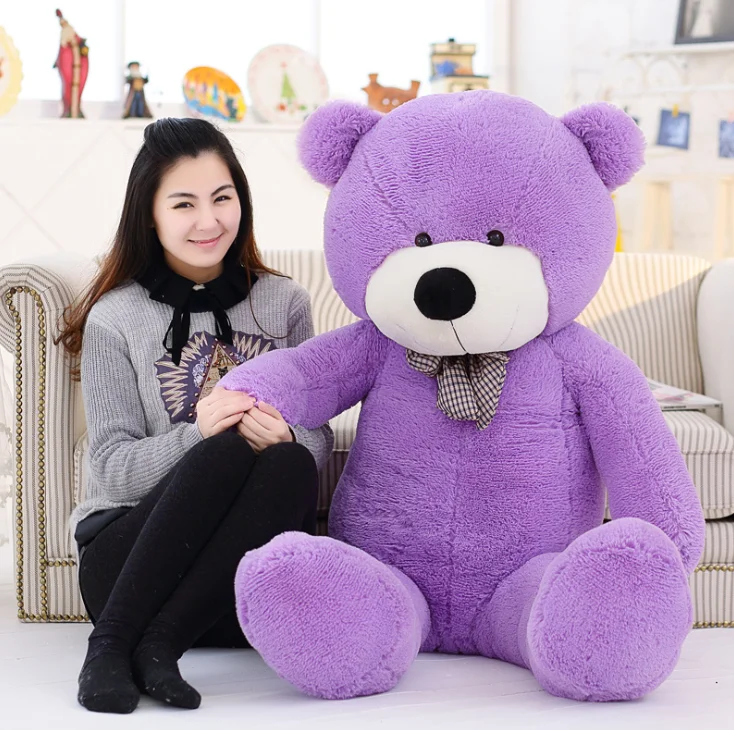 60CM to 200CM cheap giant unstuffed empty teddy bear bearskin coat