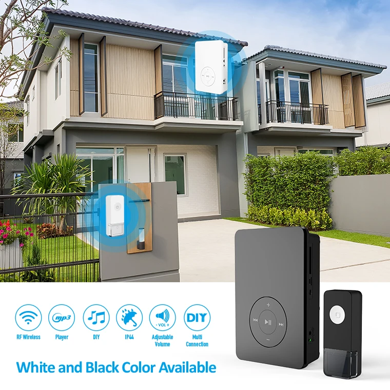 MP3 wireless doorbell QH838A, View cordless doorbell, QUHWA Product Details from Shenzhen