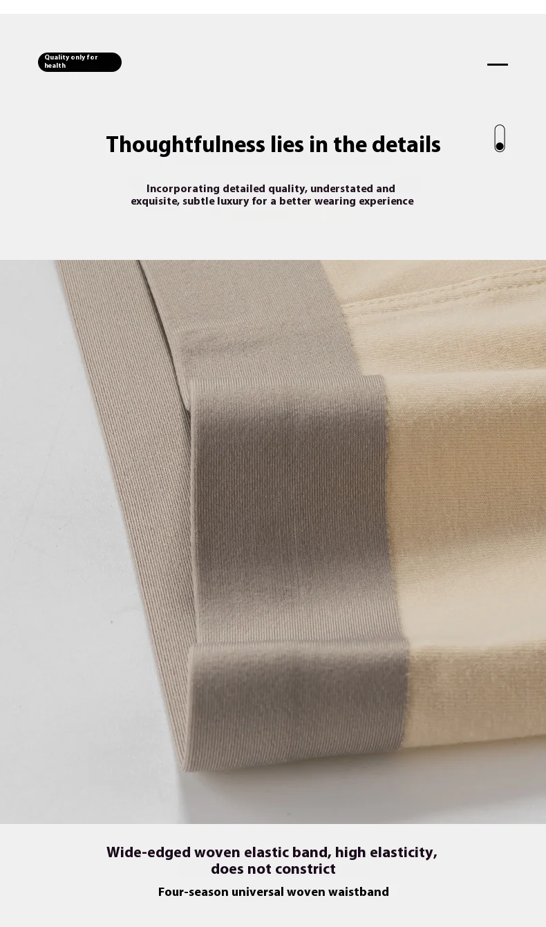 New Arrival Men's Underwear Breathable  Antibacterial Cotton Men's Boxer Briefs Cotton Men's Underpants Custom OEM Supplier