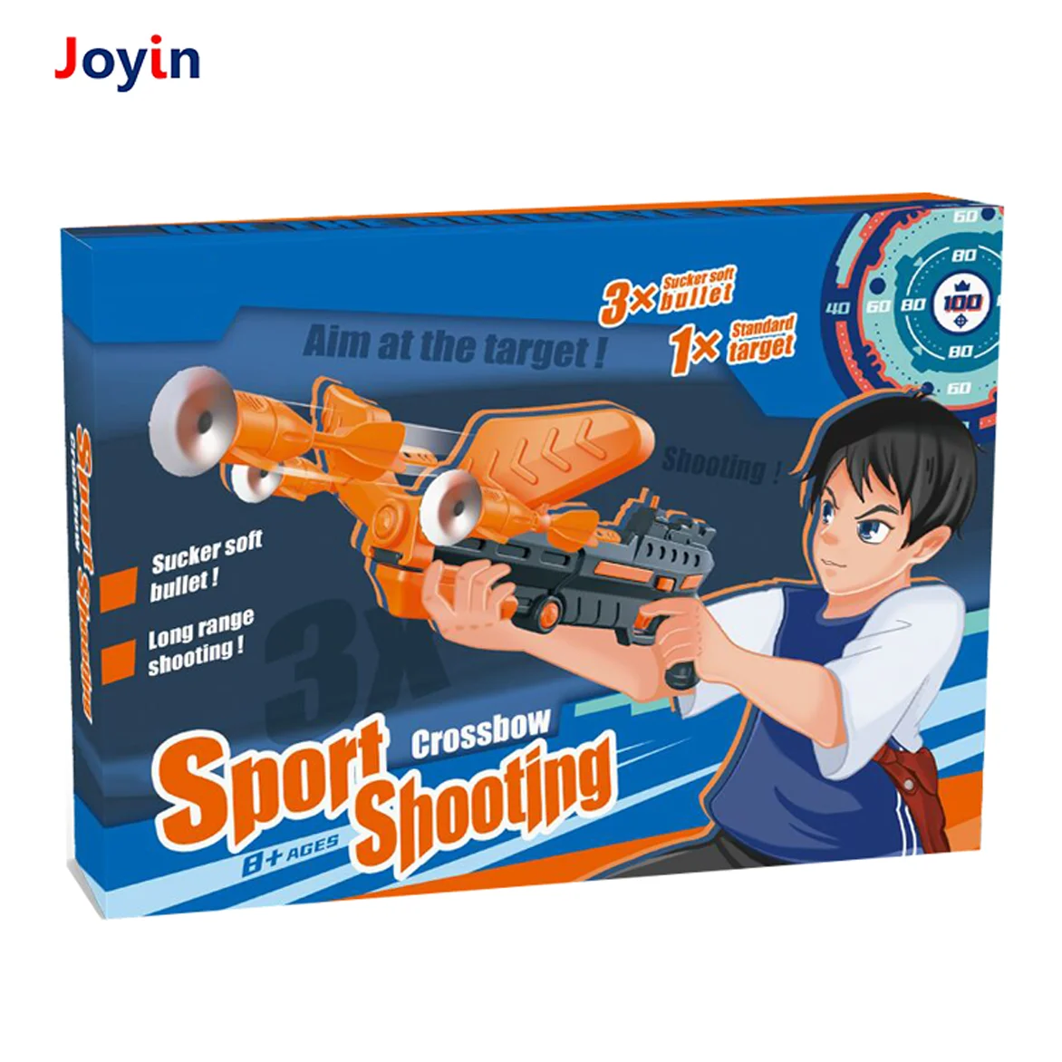 Bow and Arrow Archery Set Toy for Kids with 3 Suction Cups Arrows, Target Play Sport Crossbow Game Practice Outdoor Shooting