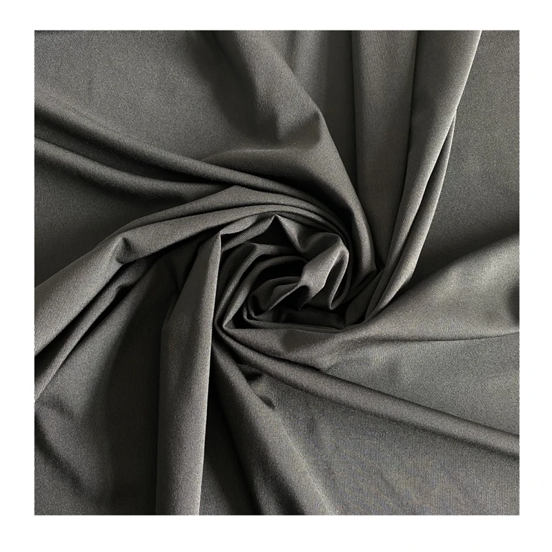 Vysoce kvalitní 95% Polyester 5% Spandex 100D 210G Pletená 1*1 žebrovaná tkanina pro top na domácí nošení