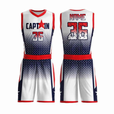 Спортивный баскетбольный трикотаж с принтом