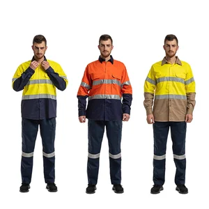 Hot Sale Hi-Vis Reflector Orange Hi Vis Custom Coal Mine Safety Hi Viz Workwear