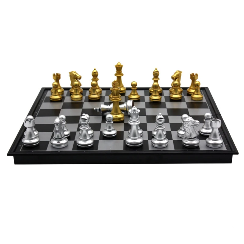 Professional Luxury Chess Game Folding Chess Board Magnetic Chess Set