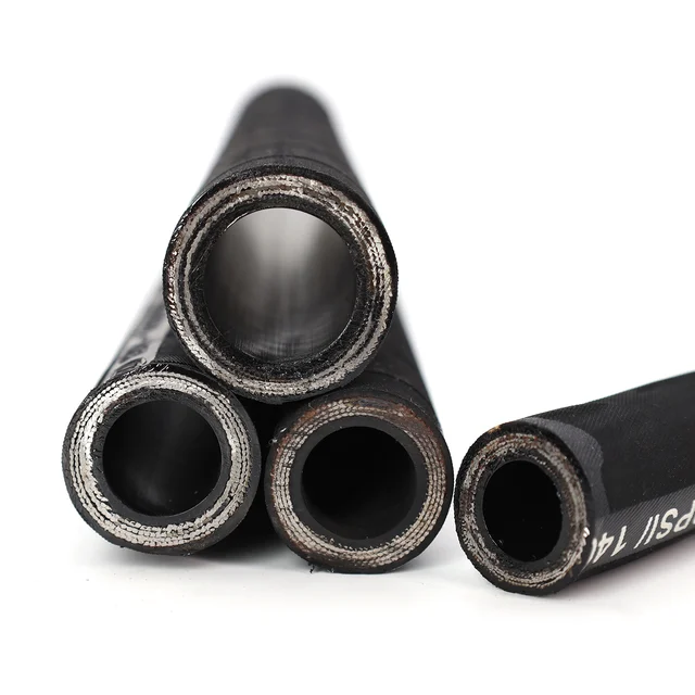 4SP 4SH NBR Synthetic Rubber Steel Wire Reinforcement Smooth Wrapped Hydraulic Hose