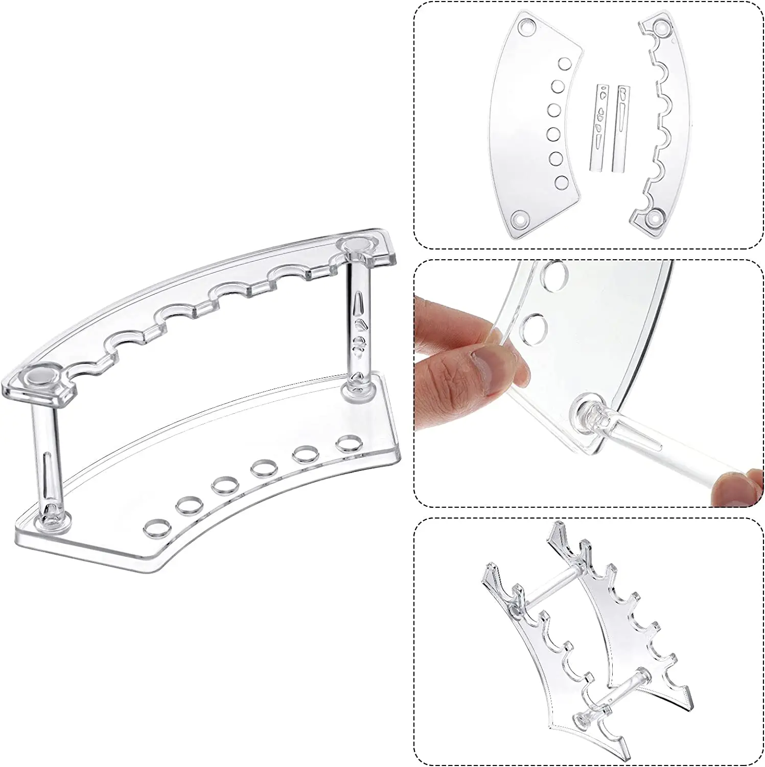 Acrylic Pen Holder Display Stands Organize with Style