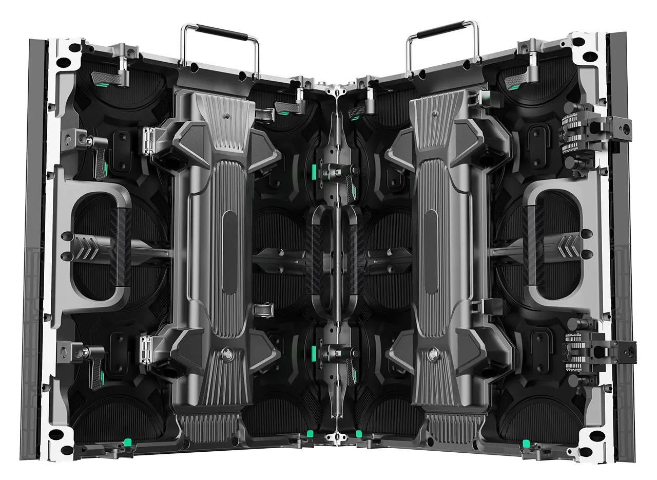 500x500-S Indoor and outdoor Cabinet (Flat, curved 0-20 degree, Right Angle) 500x500x62mm 3.8KG led module 250x250mm P3.91 P4.81 P2.976 P2.604
