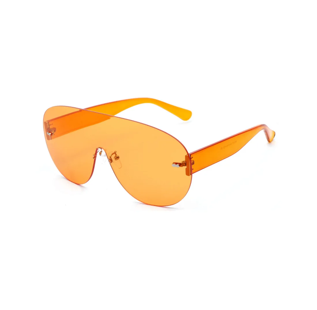 Vintage Designer Sunglasses for Women - Fashion Marginal Frame