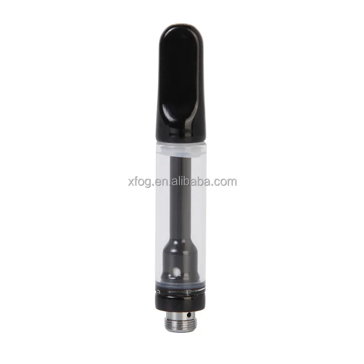 Full ceramic cartridge glass tank press tip cbd vape 05 ml ceramic vape cartridge
