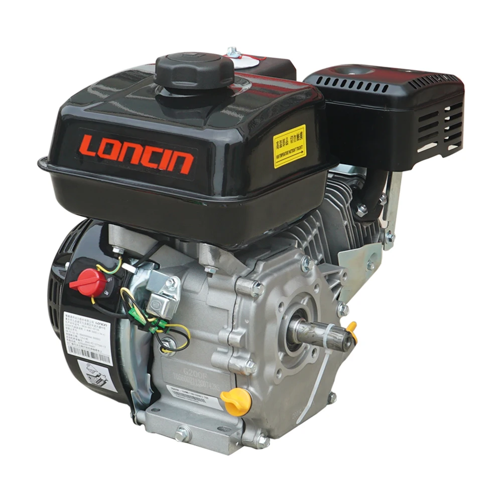 LONCIN OHV 1-Zylinder 4-Takt Motor 5,6 PS 4,1 kW G200FD 62mm  Kurbelwellenlänge | Pfeifferer Group - eShop