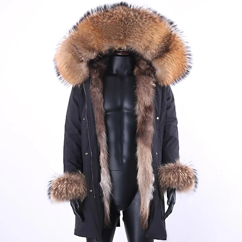 New Winter Imitation Mink Fur Coats Men Jacket Thick Turn Down Collar/hooded  Faux Fur Jacket Male Black Overcoat