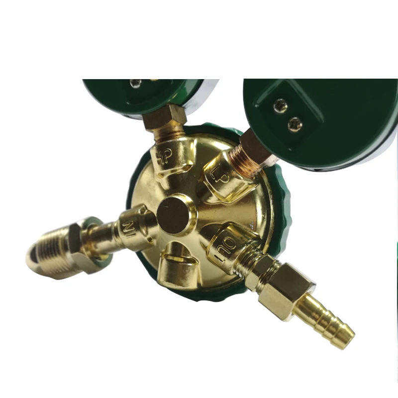 Ningbo Made Oxygen Regulator With Flow Meter Oxygen Pressure Regulator With Gauge for Welded Parts