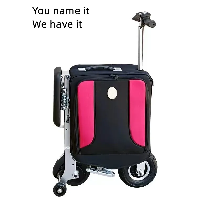 SE4 miniT smart luggage travel scooter suitcase easy lift motorized bag electrical luggage carry on riding scooter