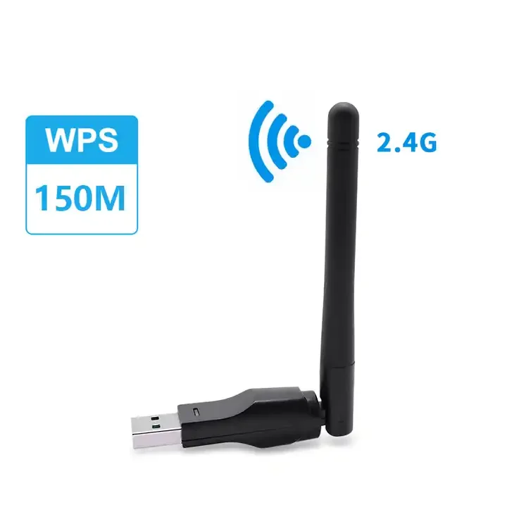 150Mbps Wireless Card BONKZEBU MT7601 USB WiFi Adapter - For Desktop ...