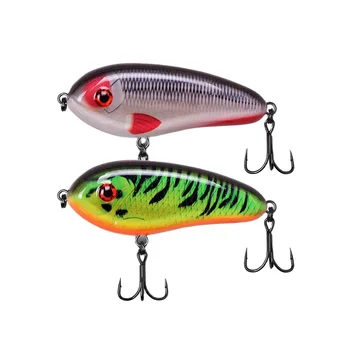 Live Bait 60mm 11g Freshwater Trembling Sinking JERK BAIT Snakehead Mandarin Fish Plastic Fishing Lure With Hooks – Hooks – view 5
