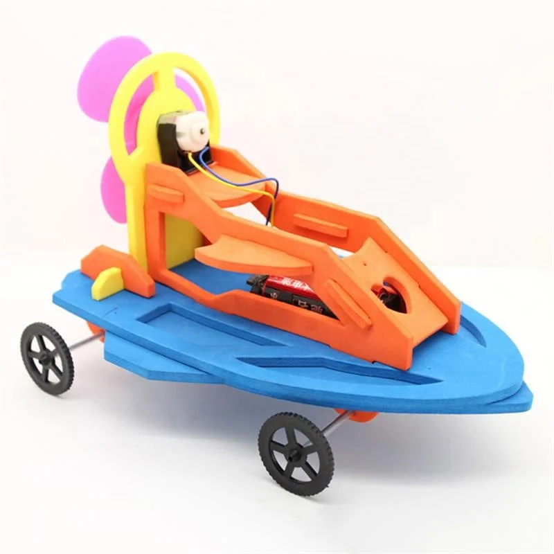 批发模型建筑套件eva 电动气垫船diy 组装模型玩具两栖 Buy 模型建立套件 电池操作玩具船 Diy 拼图组装product On Alibaba Com