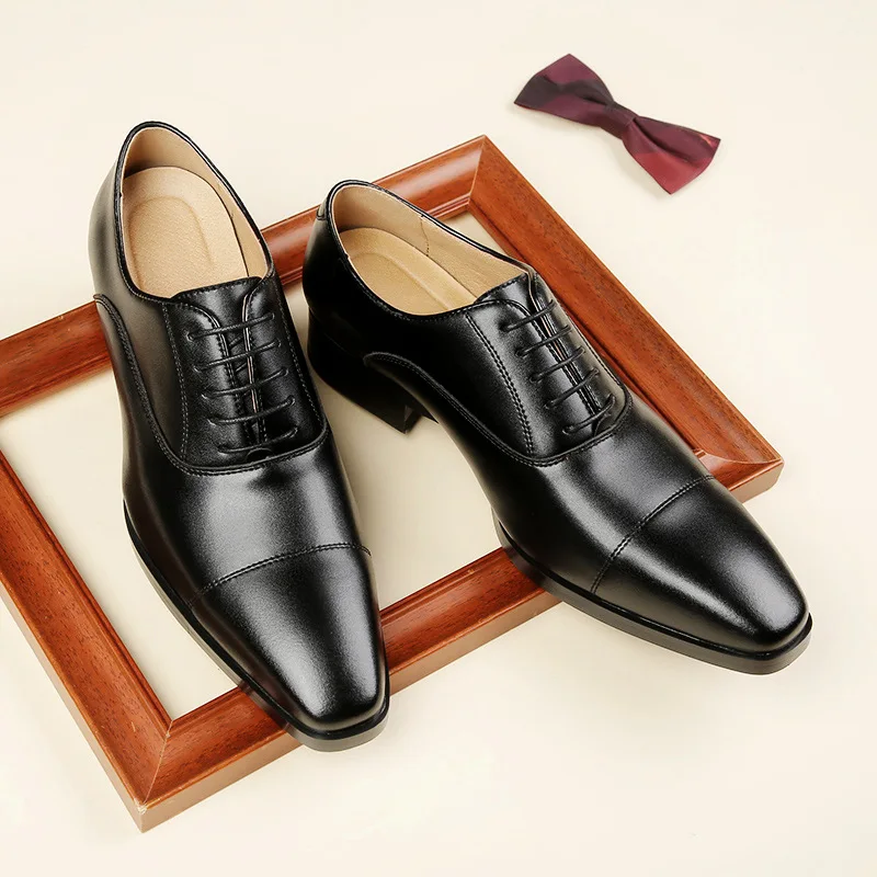 Genuine Leather Casual Leather Hand Made Shoes For Men Dress Shoes ...