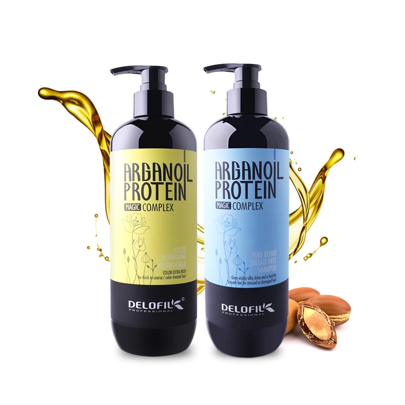 DELOFIL Color Detangling Deep Hydrating Conditioner Moisture Argan Oil Hair Conditioner for Daily Use