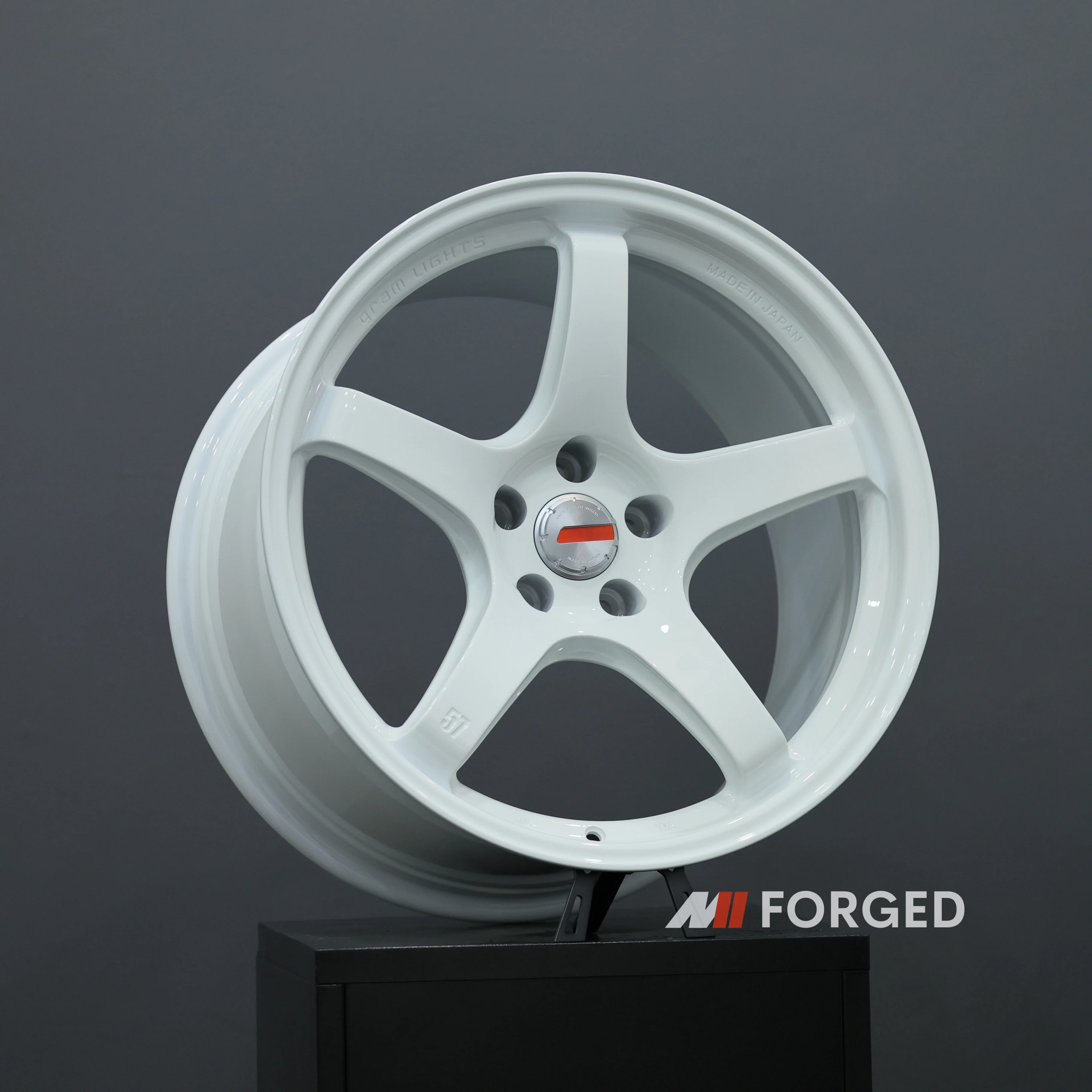 MN Forged Nismo 57CR Clubsport White CR57 350z 370z 19 Inch Fully