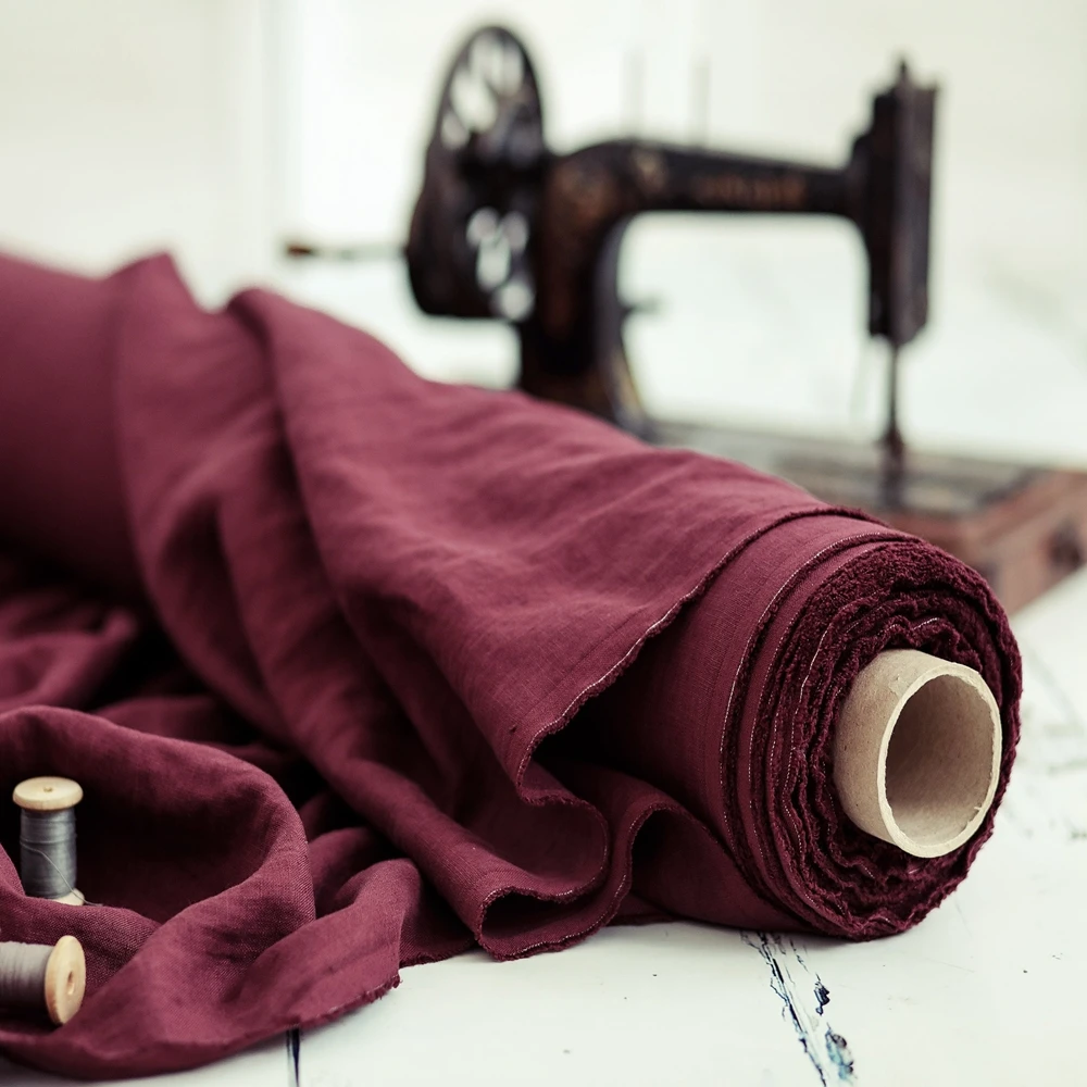 280CM 110inch Wide Flax Linen Fabric Wholesale 100% Pure Linen Fabric Wholesale