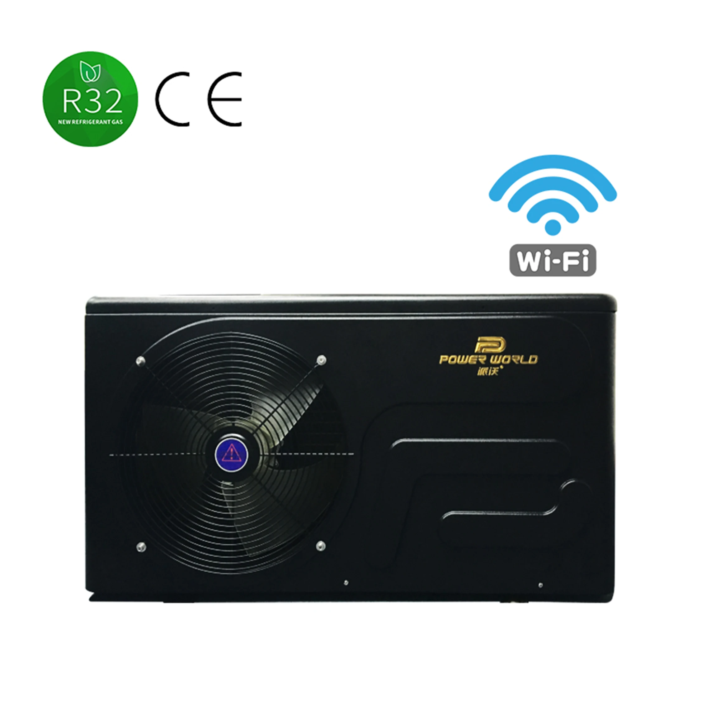 Power World Innovative Air To Water Wifi Control Pool Heater Pool Heat Pumps With R32 Or R410a