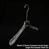 Cintre carré transparent en acrylique 3.0 pour femmes