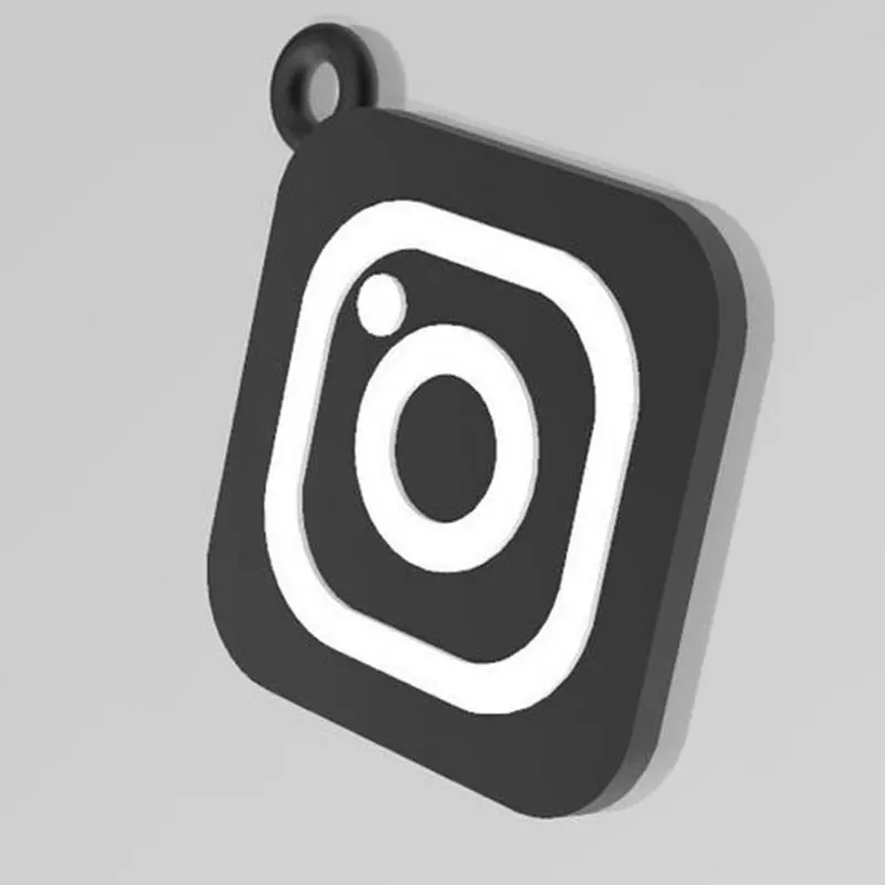 Social Media Counter Instagram Qr Code Acrylic Counter Stand Sign
