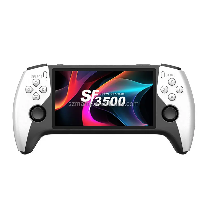 S SF3500 レトロ携帯ゲーム機 5インチIPS 64GB 20000ゲーム 1.2G