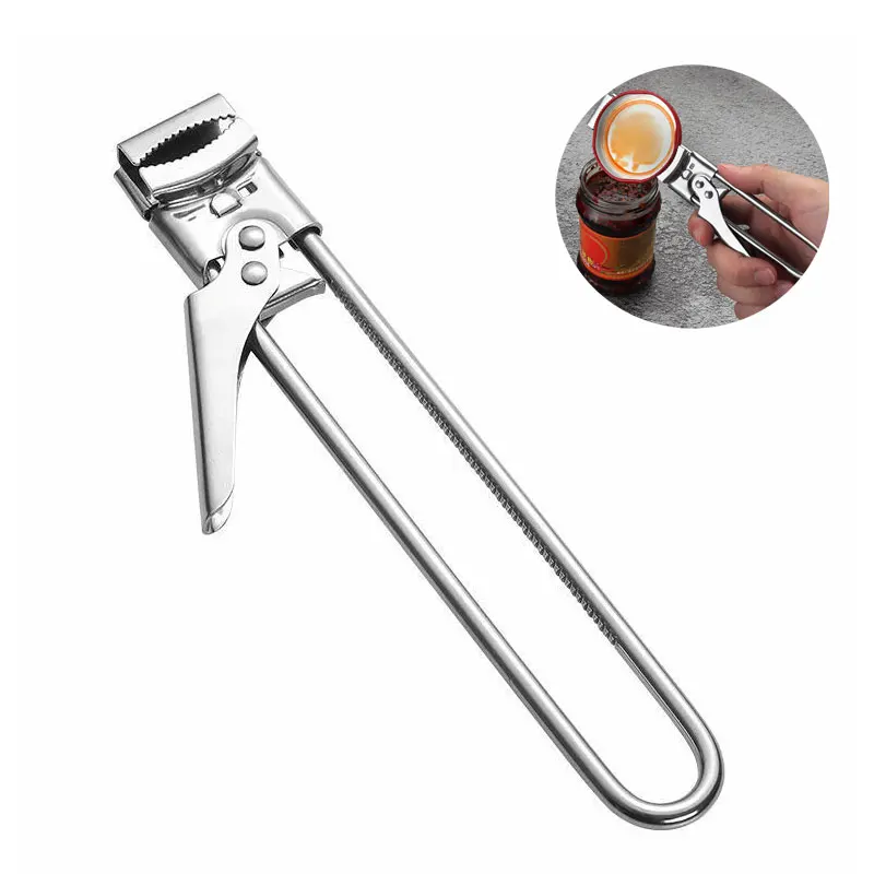 Adjustable Jar Opener, Adjustable Multifunctional Stainless Steel Can  Opener Jar Lid Gripper, Manual Jar Bottle Opener Kitchen Accessories