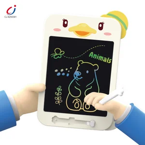 Chengji Child Writing Board Doodle Toy Educative Tablet 8.5 Inch Cartoon Duck Lcd Screen Erasable Drawing Board