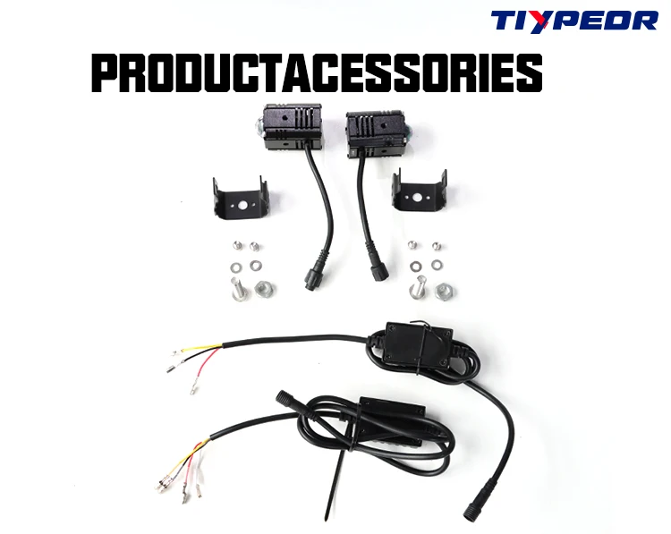 product tiypeor upgrade 25w aluminum motorcycle super brighter hi q fog auxiliary off road spotlight led driving light for atv utv-7