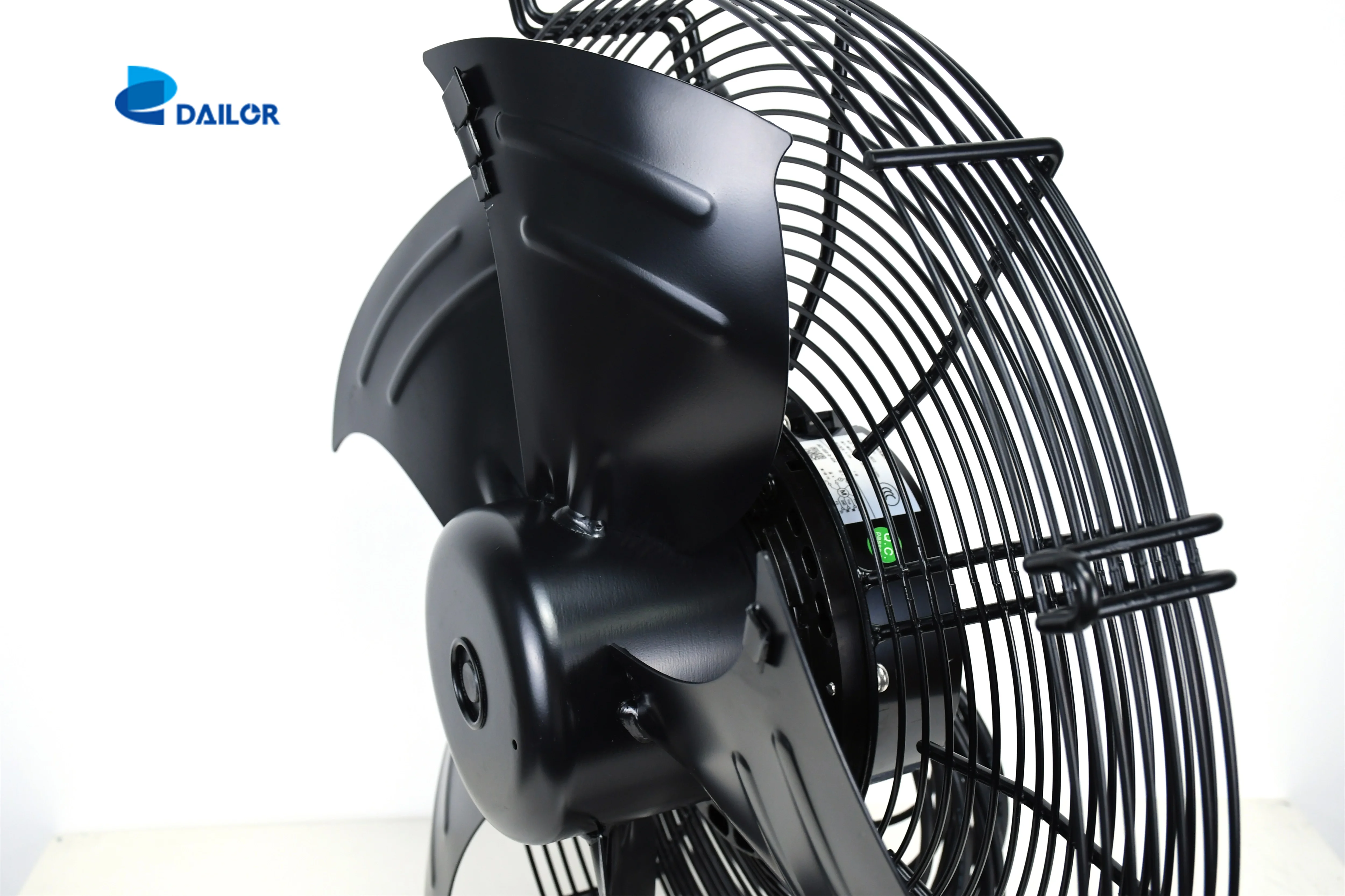 EC 1200W Axial Fan 550mm SPCC Blade 380V 12440m3/h Air Flow Wall-Mountable HVAC Industry Air-Conditioning Fans Restaurant Retail factory