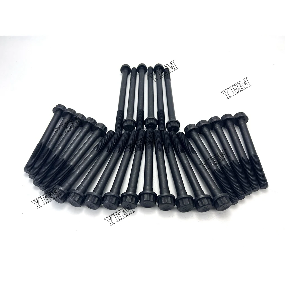 6D16 Cylinder Head Screw for Mitsubishi Forklift Excavator & Skid Loader Engine