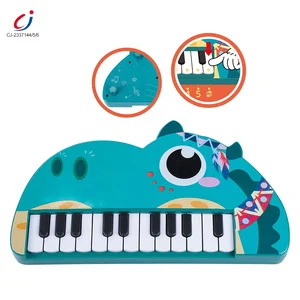 Chengji 22keys Baby Toddler Plastic Animal Sound Dinosaur Baby Musical Piano Instrument Toy Baby Kids Toys Musical Animal Piano