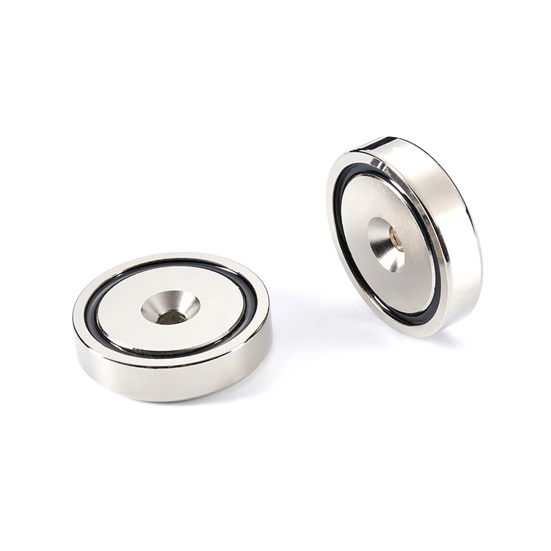 N35 N52 Round Punching Pot Neodymium Magnets