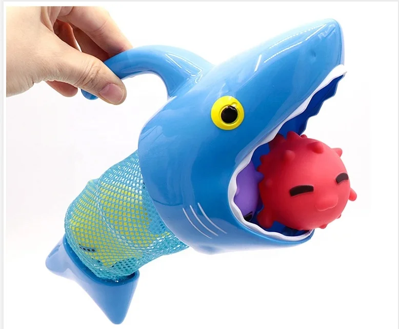 Набор игрушек для ванной с морскими животными, плавающая Акула для воды, игрушка для ванны