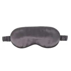 Wholesale luxury sleeping eye masks 19 momme mulberry silk grey eye mask covers NO 3