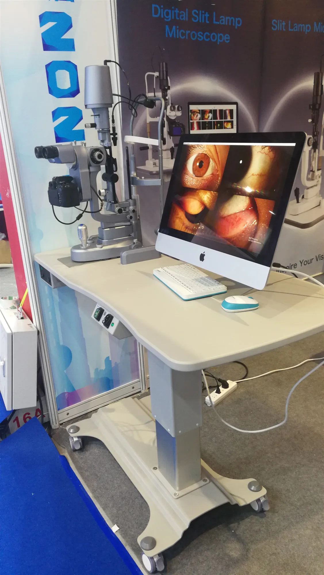 Офтальмологическая цифровая лампа с камерой и программным обеспечением для изображения MLX26