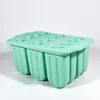 12-piece ice cream mold green (no wooden stick included)