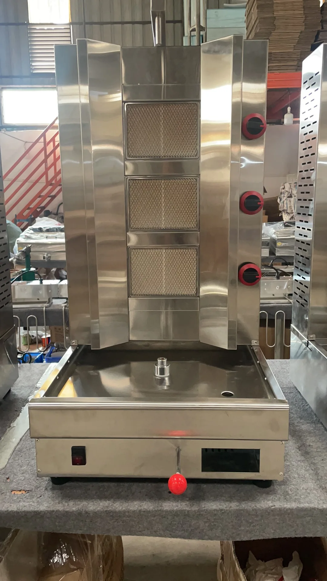 Commercial Electric Automatic Shawarma Rotating Vertical Kebab Machine