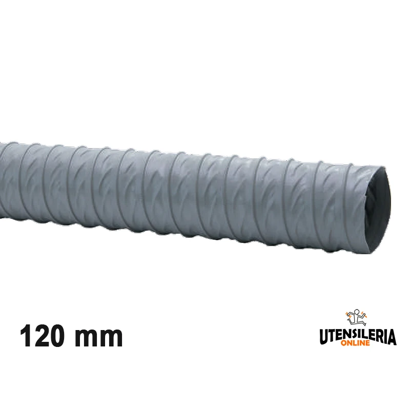 AIRTHERM/M 120 PVC pipe for air, smoke and vapour extraction 120mm (10m ...