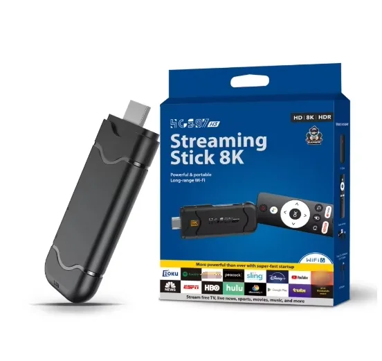 2025 HCS97-H3 TV Box Android 14 4K Smart TV Box Android HD Streaming Media Player Internet TV Stick